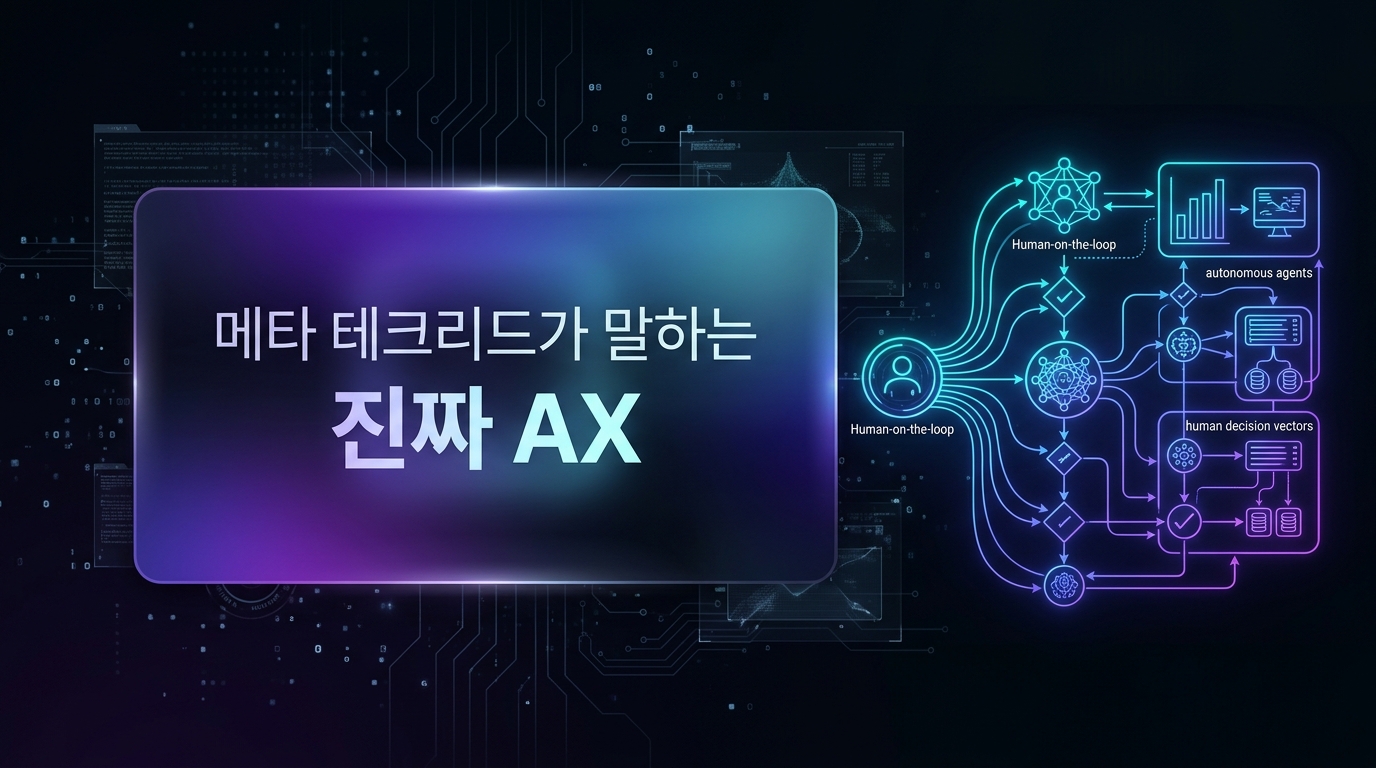 메타 테크리드가 밝히는 '진짜 AX'와 에이전틱 워크플로의 본질
