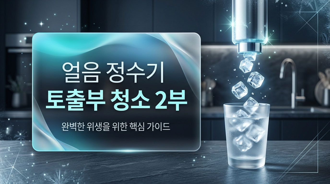 SK매직 얼음 정수기(WPU-I210) 얼음 토출부 셀프 청소 가이드 2부