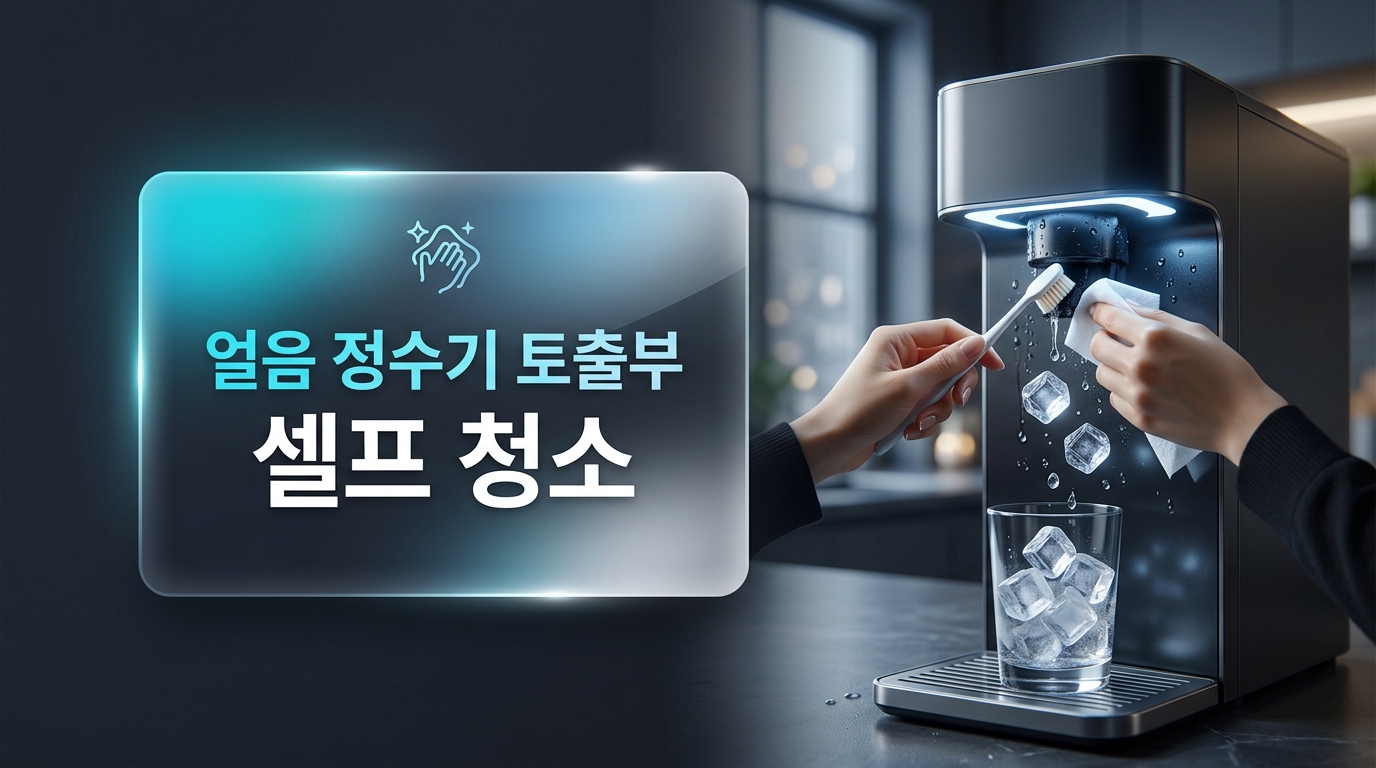 SK매직 얼음 정수기(WPU-I210) 얼음 토출부 셀프 청소 가이드 1부
